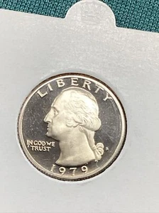 1979 S Washington Quarter Filled S TYPE 1 ✼CLAD PROOF✼ Uncirculated - Bild 1 von 2