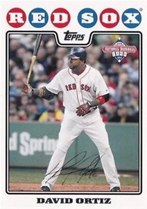 (25) 2008 Topps National Baseball Card Day #4 David Ortiz Red Sox (25 Karten Lot) - Bild 1 von 2