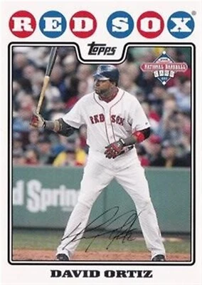 (25) 2008 Topps National baseball Card Day #4 DAVID ORTIZ RED SOX (25 card lot)  - Image 1 of 2