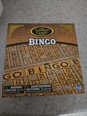 Classic Games Wood Bingo Set 2-18 Players New  Ships Fast  - Image 1 of 4