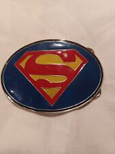 Superman Solid Metal And Enamel Belt Buckle Limited Edition