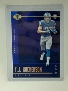 T.J. Hockenson 2019 Panini Illusions Football - RC BLUE (/299) - Detroit Lions - Bild 1 von 2