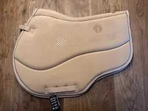 EQUIPAD Velvet Close Contact Saddle Pad Memory Foam FULL SIZE Beige - Picture 1 of 1