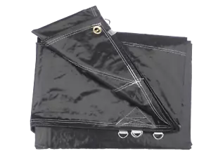 DeWitt Black Stallion Black Truck Tarp 6.0 oz. (Multiple Sizes) - Picture 1 of 7
