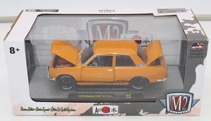 M2 MACHINES 1970 DATSUN 510 1:24 SCALE diecast Orange R60 17-24 - Picture 1 of 6