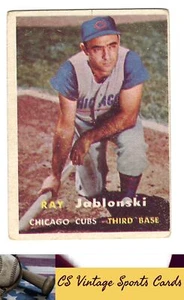1957 Topps #218 Ray Jablonski - Bild 1 von 2
