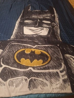 Lego Sketchy Batman Fabric, Comforter Cover Shell Reversible twin Bed Boys Girls - Image 1 of 4