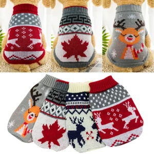 Pet Clothing Puppy Pullover Pet Knitted Sweater Dog Clothes Pet Products Sof ) - Picture 1 of 39