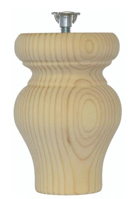 Pie de Tulipán de Pino Grande + Perno y T 83 mm * 120 mm (5") Madera ELIGE CANTIDAD A4TFT Foto 1 de 3