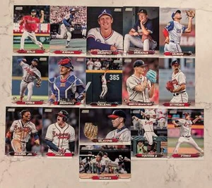2024 Topps Stadium Club Team Set (17) Atlanta Braves Acuna Strider Chipper - Bild 1 von 3