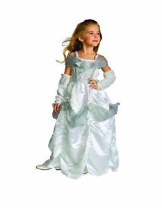Child Snow Queen Costume Rubies, Ice Princess Frozen Frosty White Renaissance