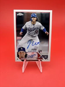 2023 Topps Chrome James Outman Auto Rookie RC Dodgers #RA-JO - Picture 1 of 2