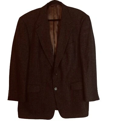 Blazer de Colección Hart Shaffner & Marx Para Hombre Gris Mezcla de Lana Talla 44R Etiqueta Unión EE. UU. Foto 1 de 4