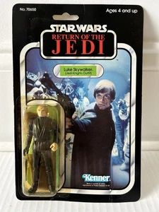 STAR WARS LUKE SKYWALKER JEDI KNIGHT 79 ROTJ MOC KENNER VINTAGE 1984 JABBA HAN - Picture 1 of 15
