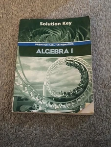 Prentice Hall Algebra 1 : Solution Key - Picture 1 of 2
