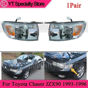 1Pair Front Turn Signal Light Corner Lamp For Toyota Chaser JZX90 1993-1996 - Picture 1 of 5