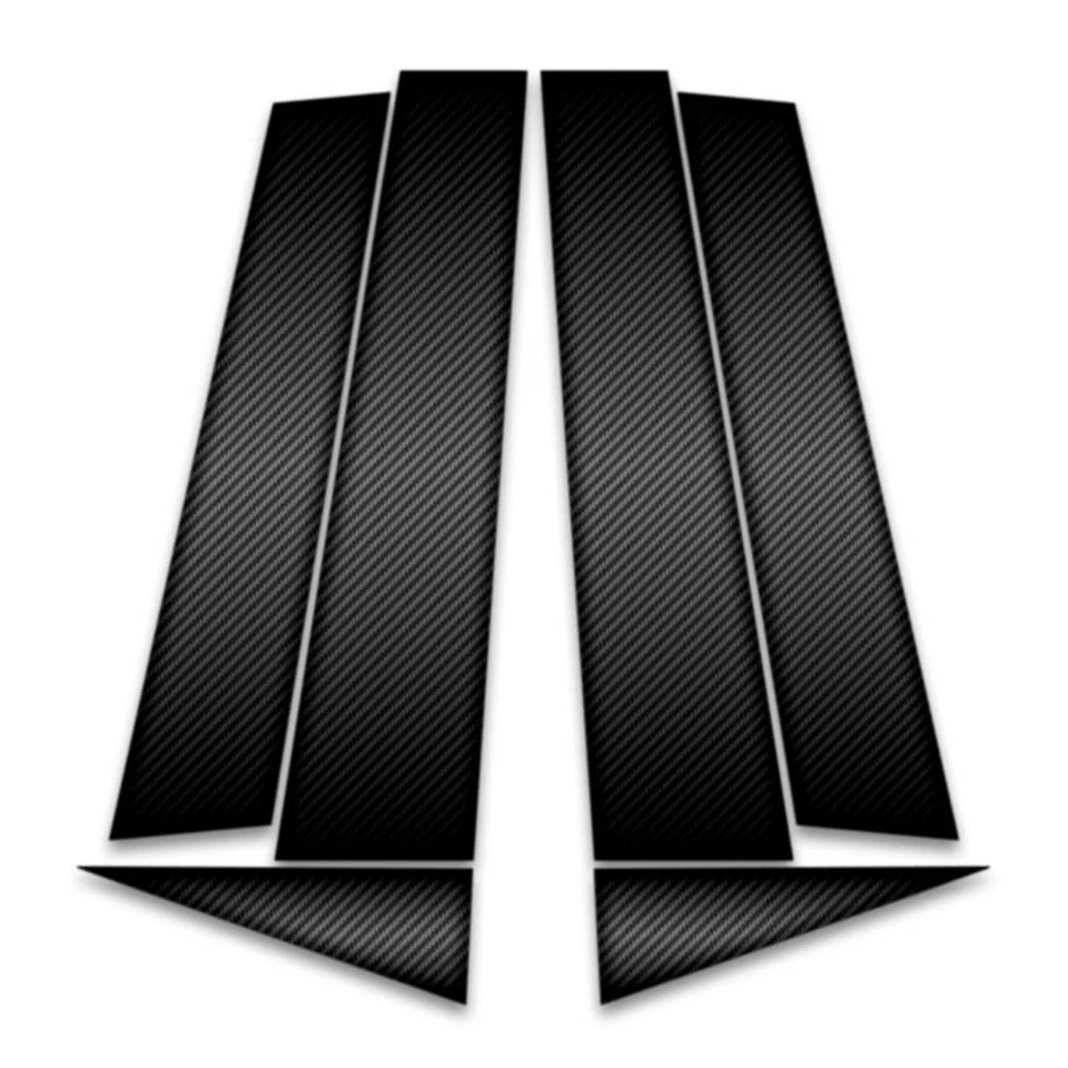 6pc Carbon Fiber Pillar Post Trim fits 2003-2010 Volkswagen Touareg Foto 1 de 1