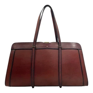 Vintage 60s 70s ETIENNE AIGNER Handmade Leather Satchel Bag Handbag Hardbody - Picture 1 of 23