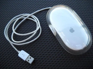Apple Pro Mouse M5769 OEM USB-A w/ USB-C adapter Tested Vintage  - Picture 1 of 6