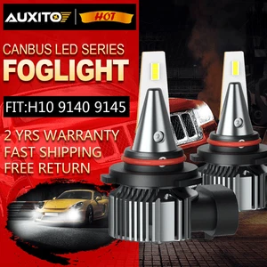 2PCS H11 H8 H9 CSP 100W 6500K White LED Fog Light Bulbs Conversion Halogen Kit - Picture 1 of 10