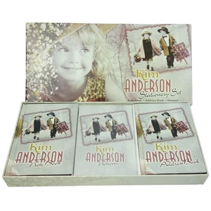 Vintage 2000 Kim Anderson Briefpapier Set Adressbuch Notizblock Notizbuch - Bild 1 von 7