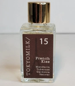 Tokyo Milk French Kiss Perfume Number 15- 7ml Mini Splash Lot of 2 NEW - Picture 1 of 5