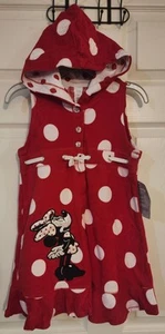 Disney Store Swim swimsuit Cover Up Red Minnie Mouse Size L 10 Mickey - Picture 1 of 3