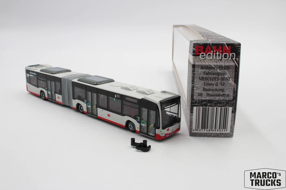 Autobús Rietze Mercedes-Benz Citaro G '12 DB-Rheinland No. 69305 1:87 /RIN1790 Foto 1 de 1