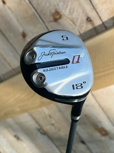 Jack Nicklaus Q4 18* Degree 5 Wood R Flex Graphite Shaft Adjustable Head Weights - Picture 1 of 12