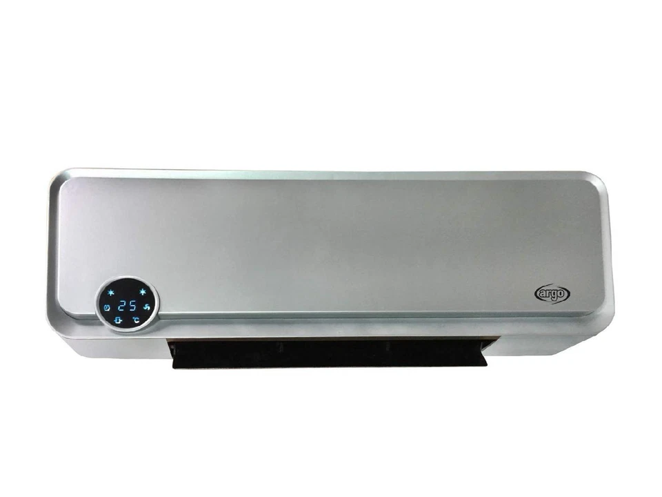 Argo Termoventilatore Ceramico da parete Stufa elettrica 2000W Silver Kompass - Immagine 1 di 1