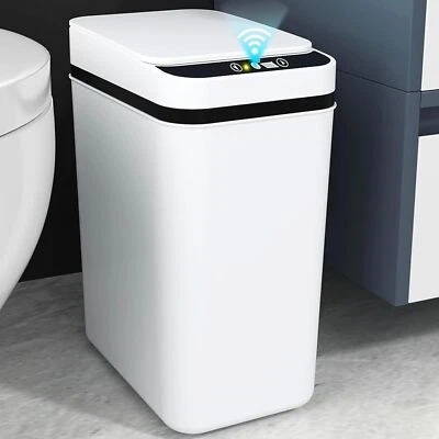 Automatic Sensor Dustbin Kitchen Waste Bin Rubbish Trashcan NEW - Image 1 of 4