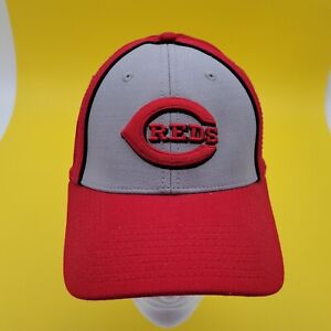 Cincinnati Reds Hat New Era Cap Fitted Small/Medium Red Stretch Flex Baseball
