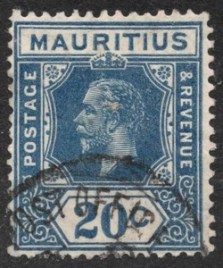 SG235 Sn:#193a 1932 20c MAURITIUS Re Giorgio V (1921-34), Tipo I - Foto 1 di 2