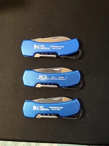 Lot of 3 - 5-in-1 Knife with Carabiner Clip - Picture 1 of 3