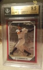 2017 Leaf Best of Baseball ALEX RODRIGUEZ THROWBACK RED #3 #d 1/5 BGS 9.5 POP 1