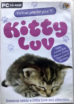 Kitty Luv - Virtual Pets For Your PC CD-ROM Game for Windows XP - VGC - Image 1 of 4
