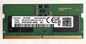 RAM para portátil Samsung 8 GB 5600 MHz DDR5, usada - funciona - Imagen 1 de 2