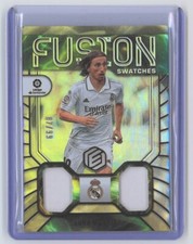Luka Modric /99 Fusion Swatches 2022-23 Panini Chronicles Elements Real Madrid 