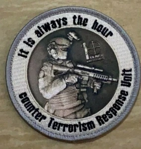2021 neue Anti-Terror-Einsatzeinheit CTRU besticktes Emblem TRF/Patch/Abzeichen - Bild 1 von 2