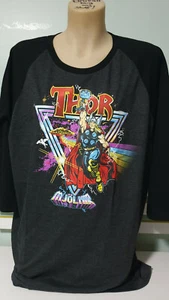 THOR SHIRT XL EXTRA LARGE SHIRT THOR MJOLNIR MARVEL LONG SLEEVE - Picture 1 of 3
