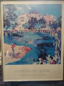 Vintage Leroy Neiman "Westchester Classic" Golf Art Framed
