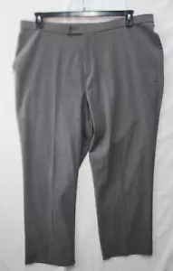 Pantalones de vestir Briggs New York talla 24W gris con botones delanteros ¡En muy buen estado!! - Imagen 1 de 5