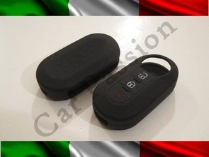 Coquille Clé Cover Lancia Silicone Y Ypsilon Delta Musa Noir Clé Shell - Picture 1 of 1