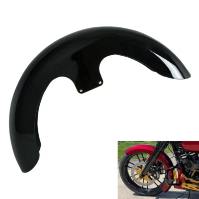 Guardabarros delantero envolvente negro 23" apto para Harley Touring Electra Road Glide King 97-13 Foto 1 de 4