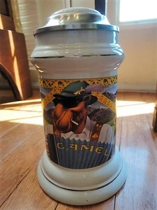 Camel Collector Stein CC 634495 Cigarette Oktoberfest pewter Lid 1994 Vintage - Picture 1 of 9