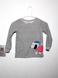 (6) Carter's grau Langarm mit Hundedesign - Bild 1 von 5
