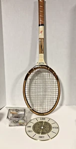 Vintage Uhr Wand Tennisschläger Uhr seltenes Zifferblatt für Teile Reparatur - Bild 1 von 7