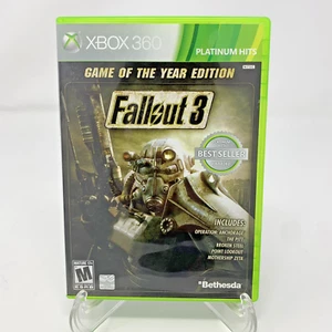 Fallout 3 GOTY Xbox 360 Game of the Year Edition Complete No Map Tested - Picture 1 of 9