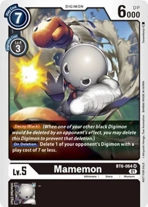 Mamemon - BT6-064 SR - Digimon TCG Card - Black - Picture 1 of 1
