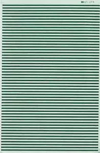 Microscale HO HO Scale Barricade Stripes 6in Wide Green 91149 - Picture 1 of 1